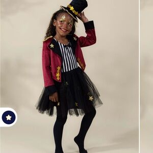 Children's Circus Ringmaster Costume - Burgundy and Black
